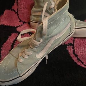 Vans Women's High-Top Sneakers - Light Blue